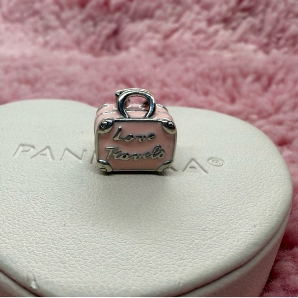 Pink Travel Bag Pandora Charm